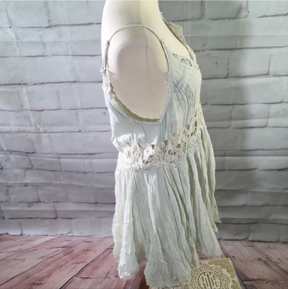 Free People ONE Coast to Move Mint Fairy Dress - Picture 6 of 7